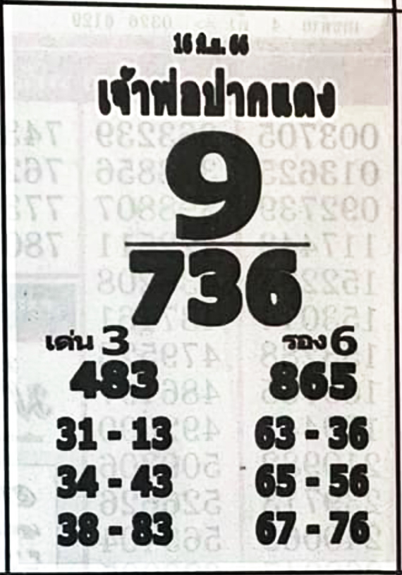 เจ้าพ่อปากแดง 16/6/66