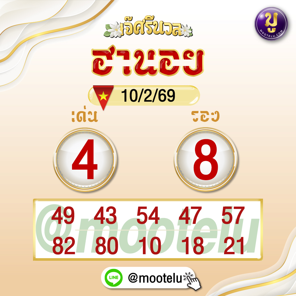 ฮานอยมูเตลูแนวทางหวยฮานอย10-2-69